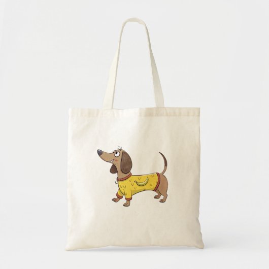 Funny dog tote bag (Voorkant)
