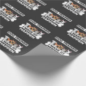 Funny Dog Trainer Humor Puppy Education Cadeaupapier (Hoek)