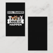 Funny Dog Trainer Humor Puppy Education Visitekaartje (Voorkant / Achterkant)