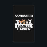 Funny Dog Trainer Humor Puppy Education Visitekaartje<br><div class="desc">Funny Dog Trainer Humor Puppy Education. Witty Dog Training Quote voor Pet Lover.</div>