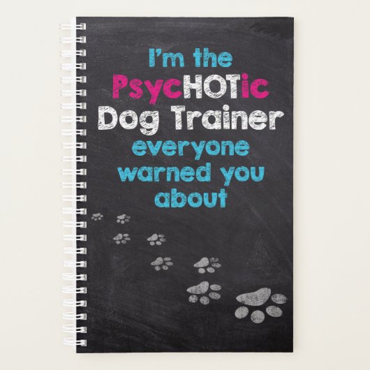 Funny Dog Trainer Planner (Voorkant)