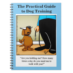Funny Dog Training Humor Notitieboek