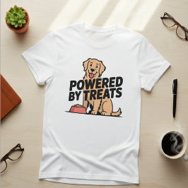 Funny Dog Treats Design T-shirt