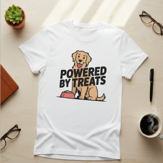 Funny Dog Treats Design T-shirt