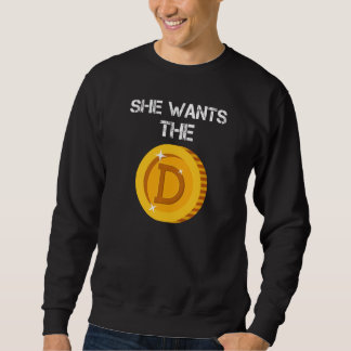Funny Doge Coin Meme Dirty Joke Hodl Doge Trui