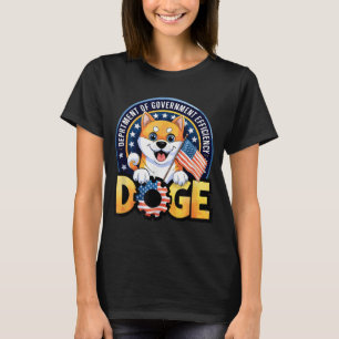 Funny Doge Crypto Meme Department of Government EF T-shirt