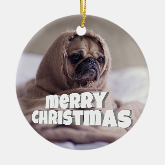 Funny doggy keramisch ornament (Voorkant)