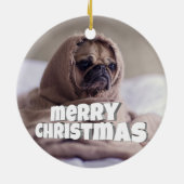 Funny doggy keramisch ornament (Achterkant)