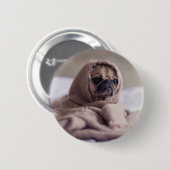 Funny doggy ronde button 5,7 cm (Voorkant /achterkant)