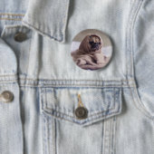 Funny doggy ronde button 5,7 cm (In situ)