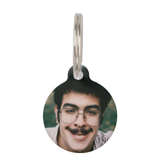 Funny Dogs Cats Dad & Mom Photo Create Your Own  Huisdierpenning