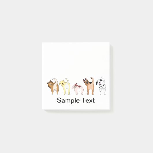 funny dogs design post it post-it® notes (Voorkant)