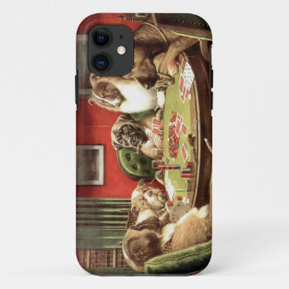Funny Dogs die poker Iphone Hoesje Hoesje speelt