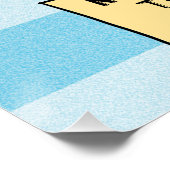 Funny Dogs eet dat Bacon Poster niet op (Hoek)