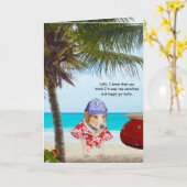 Funny Dogs, Fun Loving Son, Vaderdag Kaart (Gele Bloem)