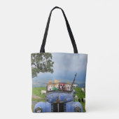 Funny Dogs in Old Pickup Tote Bag (Achterkant)