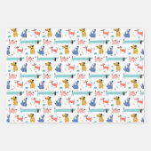 Funny Dogs Inpakpapier Vel (Voorkant 3)