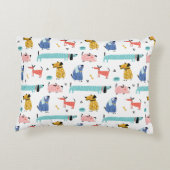 Funny Dogs Kinder Accent Kussen (Achterkant)