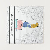 Funny Dogs Kinder Wandkleed (Voorkant (horizontaal))