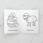 Funny Dogs met Rabbit Ears Happy Paasfoto Feestdagen Kaart (Binnen)