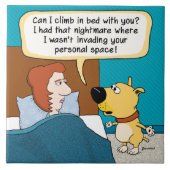 Funny Dog's Nightmare Tegeltje (Voorkant)