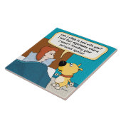 Funny Dog's Nightmare Tegeltje (Zijkant)