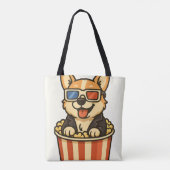 Funny dogs tote bag (Achterkant)