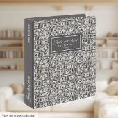 Funny dollar pattern personalized custom gift bag medium cadeauzakje