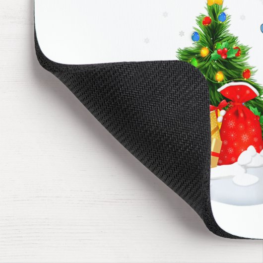 Funny Dolphin Fish Lover Xmas Lighting Dolphin Chr Muismat (Hoek)