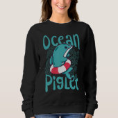 Funny Dolphin Lover Ocean Piglet Trui (Voorkant)