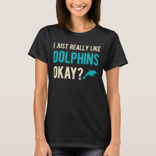 Funny Dolphin T-shirt (Voorkant)