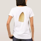 Funny Domestic Goddess Burnt Iron Mark T-Shirt (Achterkant)