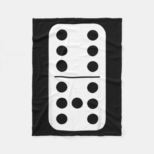 Funny Domino Meme Six Seven Play Strategy Number H Fleece Deken (Voorkant)