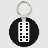 Funny Domino Meme Six Seven Play Strategy Number H Sleutelhanger (Voorkant)