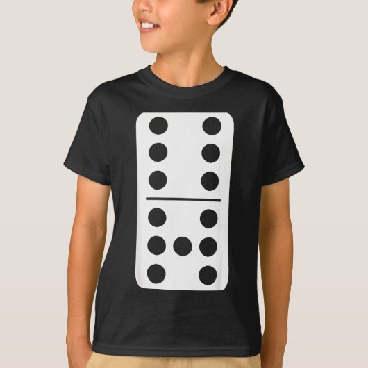 Funny Domino Meme Six Seven Play Strategy Number H T-shirt (Voorkant)