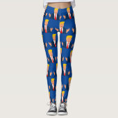 Funny Donald J Trump cartoon karikatuur leggings (Voorkant)