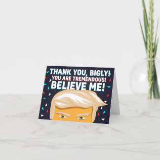 Funny Donald Trump bedankt Kaart
