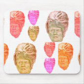 Funny Donald Trump Beehive Wig Mousepad Muismat (Voorkant)