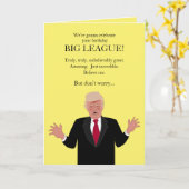 Funny Donald Trump Birthday Card Famous Gezegden Kaart (Gele Bloem)