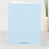 Funny Donald Trump Birthday greeting card  Bedankkaart (Achterkant)