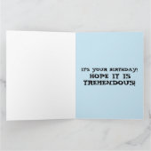 Funny Donald Trump Birthday greeting card  Bedankkaart (Binnen)