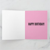 FUNNY DONALD TRUMP BIRTHDAY KAART VOOR HAAR (Binnen)