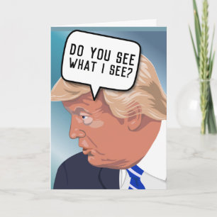 FUNNY DONALD TRUMP BIRTHDAY-KAARTEN KAART