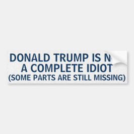 Funny Donald Trump Bumpersticker