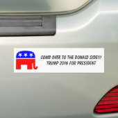 Funny Donald Trump Bumpersticker!!! Bumpersticker (Op auto)