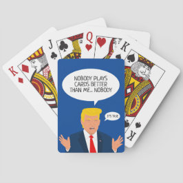 Funny Donald Trump cartoon poker speelkaarten
