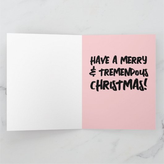 FUNNY DONALD TRUMP CHRISTMAS CARDS - TREMENDOUS! BEDANKKAART (Binnen)