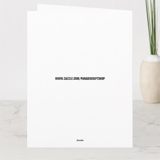 FUNNY DONALD TRUMP CHRISTMAS CARDS - TREMENDOUS! BEDANKKAART (Achterkant)