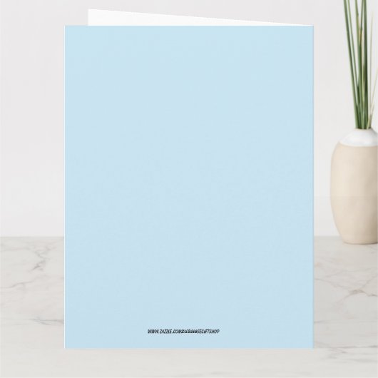 Funny Donald Trump Christmas greeting card  Bedankkaart (Achterkant)