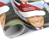 FUNNY DONALD TRUMP CHRISTMAS WRAPPING PAPER CADEAUPAPIER (Rol Hoek)